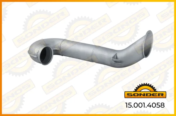 Труба глушителя выхлопная конечная DAF XF95, CF65-85 Sonder 15.001.4058