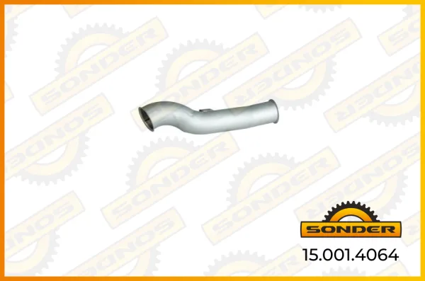 Труба глушителя приёмная Scania 4 серии P/R/T 94, 114, 124 Sonder 15.001.4064