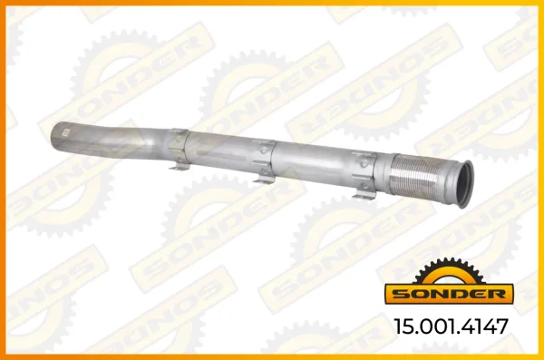 Труба выхлопная Sonder 15.001.4147 для DAF CF 85, CF65, CF75, F65, F75 и F85