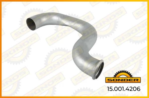 Труба глушителя приёмная Volvo FH, FM, Renault Premium, Kerax Sonder 15.001.4206