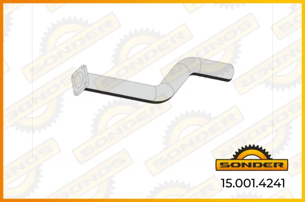 Труба глушителя Sonder 15.001.4241 для DAF F95 и XF 95