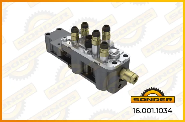 Блок клапанов коробки передач в сборе MAN TGA, TGS, TGX Sonder 16.001.1034