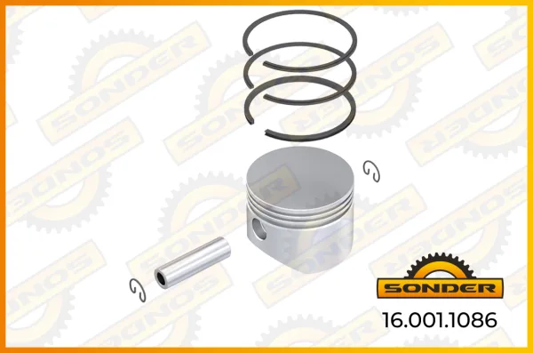 Поршнекомплект компрессора Sonder 16.001.1086 STD, компрессоры LK18../LP49..., Mercedes-Benz