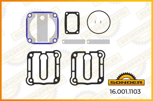 Ремонтный комплект компрессора Sonder 16.001.1103 для Iveco Eurocargo, Proway, Proxys