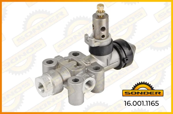 Кран уровня пола Sonder 16.001.1165, резьба М12×1,5, BPW/MAN/КАМАЗ/МАЗ