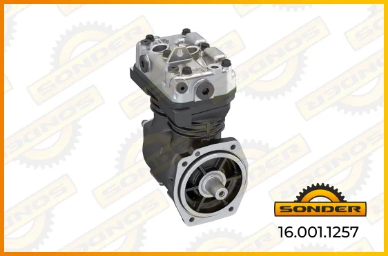 Компрессор воздушный 2-цилиндровый Sonder 16.001.1257 для DAF CF 75, CF 85, F75, F85