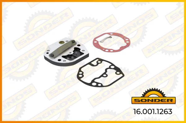 Плита головки компрессора Sonder 16.001.1263 с прокладками для Mercedes-Benz OM401-OM449