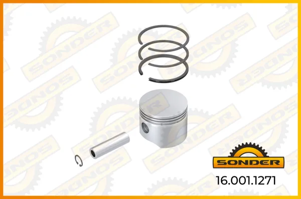 Поршнекомплект компрессора D=75 мм Sonder 16.001.1271 для DAF, Scania, Volvo, Renault
