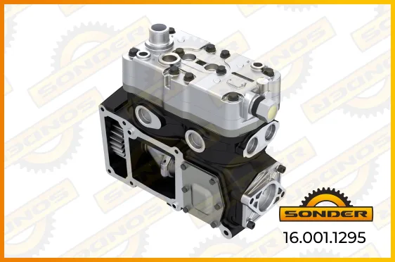 Компрессор воздушный двухцилиндровый MAN M2000 Sonder 16.001.1295, двигатели D2066 LF и D2676 LF