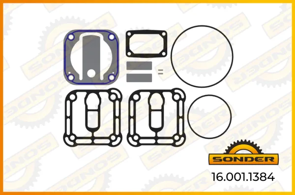 Ремкомплект компрессора пневмосистемы Renault Trucks LK3869 Sonder 16.001.1384