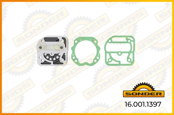 Плата клапанов компрессора MAN, Mercedes-Benz Sonder 16.001.1397, двигатели D 2866/2876