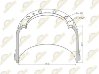 Барабан тормозной Sonder 16.005.0115 Mercedes-Benz Renault 410×180 мм