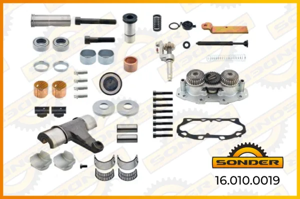 Полный ремкомплект суппорта MERITOR ELSA 195,22 Sonder, 46 деталей