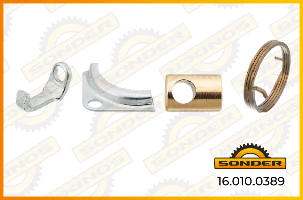 Ремкомплект суппорта Meritor Elsa1 Sonder 16.010.0389, левый, пружина с фиксаторами
