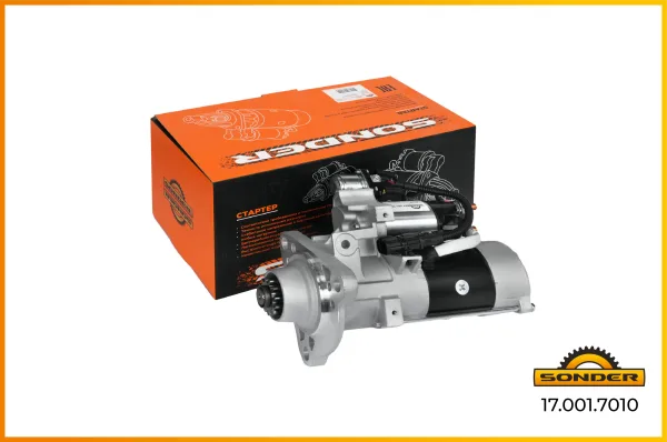 Стартер Sonder 17.001.7010 Premium 24 В 5,5 кВт MAN, Renault Trucks