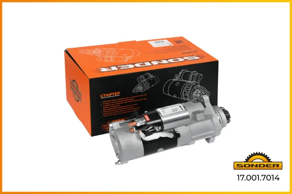 Стартер Sonder 17.001.7014 Premium 24 В 5,5 кВт для грузовиков Renault и Volvo