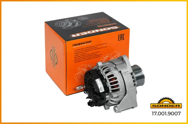 Генератор Sonder Premium 17.001.9001 NCB2 28 В 110 А без шкива, о.н. MAN 51261017268