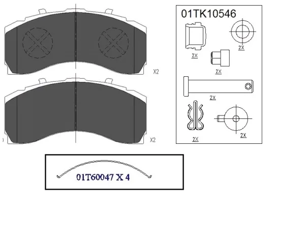 Колодки тормозные дисковые Sonder 18.002.0018 WVA 29246 с установочным комплектом, Mercedes-Benz
