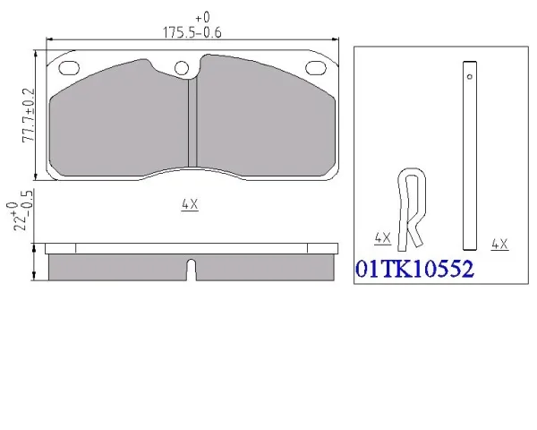 Колодки тормозные дисковые Sonder 18.002.0089 WVA 29302 с установочным комплектом