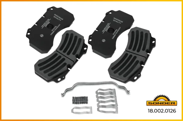 Колодки тормозные Sonder 18.002.0126 WVA 29099 214×112×25 мм для Renault