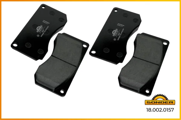Колодки тормозные дисковые Sonder 18.002.0157 для Renault 180×86×20,5 мм