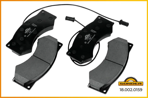 Тормозные колодки Sonder 18.002.0159 для дискового тормоза Iveco