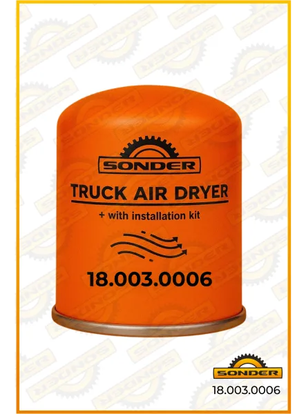 Фильтр влагоотделителя угольный Sonder 18.003.0006 картридж осушителя Renault Trucks